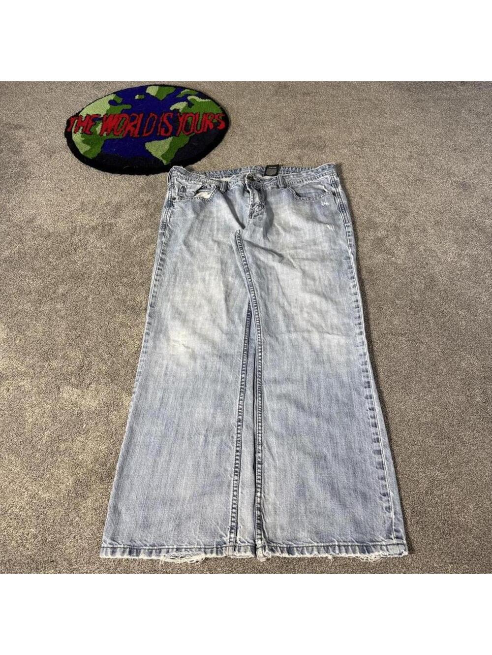 y2k baggy vintage david buffalo denim jeans